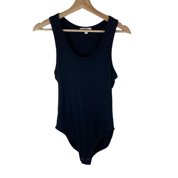Agolde Rianne Bodysuit High Neck Racerback Ribbed - Picture 5 of 13